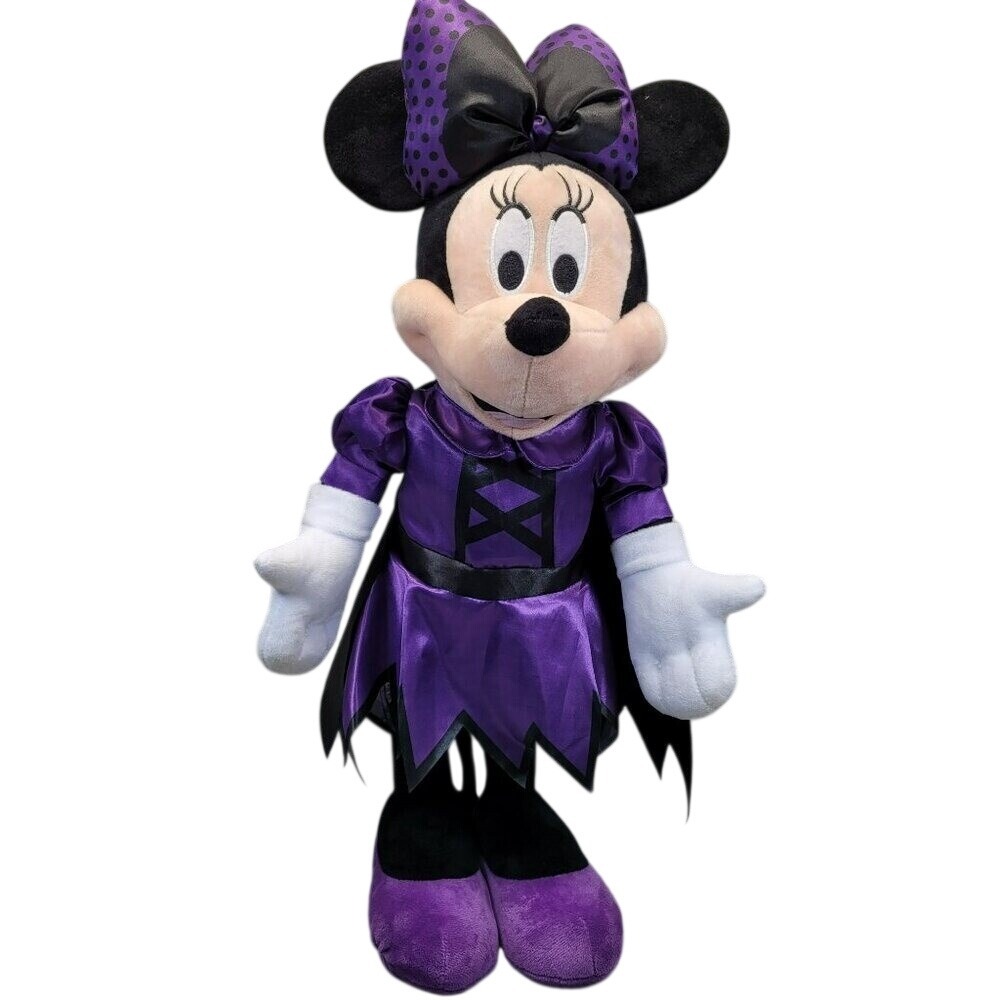 Disney Minnie Mouse Greeter Halloween Plush Standing Doll Vampire Witch Costume